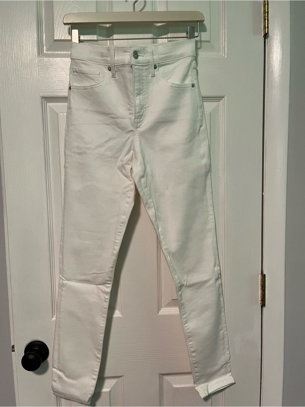 Express White High-Rise Skinny Jeans for Women